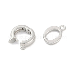 ラックメッキ真鍮は留め金の上に折ります  長持ちメッキ  鉛フリー＆カドミウムフリー  プラチナ  23mm  穴：1.2mm&nbsp;KK-A224-27A-P