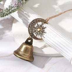 Iron Bell Pendant Decoration&nbsp;HJEW-JM02232