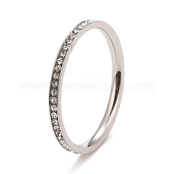 304ステンレススチールラインストーンリングセット  ミックスカラー  usサイズ10（19.8mm）  3個/セット&nbsp;STAS-D178-02E
