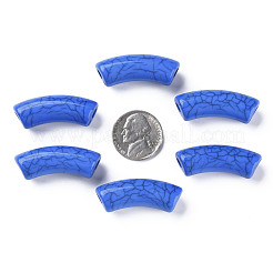 Opaque Crackle Acrylic Beads&nbsp;MACR-S372-001N-013