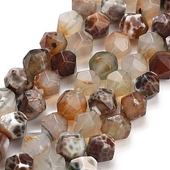 Natural Agate(Dyed & Heated) Beads Strands&nbsp;G-K425-B06-01
