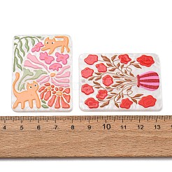 Embossed Double Face Printed Acrylic Pendants&nbsp;AC-CBAC02B-05