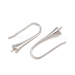 Rack Plating Brass Earring Hooks&nbsp;KK-CBAA482-01P