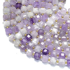 Natural Lavender Amethyst Beads Strands&nbsp;G-K389-A43-01