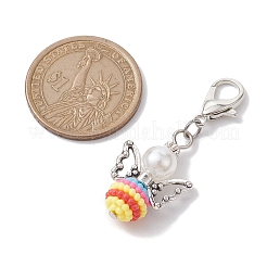 Colorful Angel Resin Pendant Decorations&nbsp;HJEW-JM01909