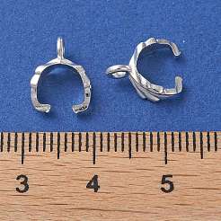 合金アイスピックピンチベイル  銀  11x4.5mm  穴：1.6mm  ピン：1mm&nbsp;FIND-E042-05S