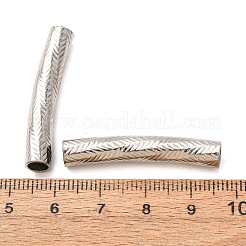 304ステンレスチューブビーズ  ステンレス鋼色  35.5x7x6mm  穴：4.8mm&nbsp;SA-CBA4D96-15B-P