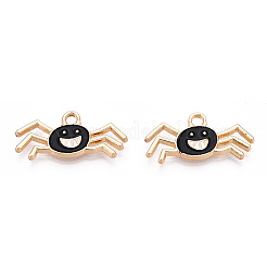 Light Gold Plated Alloy Pendants&nbsp;LS-ENAM-T009-13A