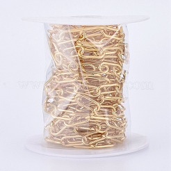 Brass Paperclip Chains&nbsp;CHC-G007-01G-01