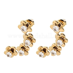 304 Stainless Steel Stud Earrings&nbsp;EJEW-D362-05G