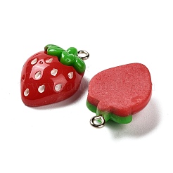 Fruit Opaque Resin Pendants&nbsp;RESI-I065-01A