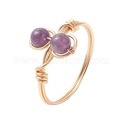 Natural & Synthetic Gemstone Finger Rings&nbsp;RJEW-JR00945-01