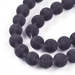 Transparent Glass Beads Strands&nbsp;GLAA-T032-T10mm-MD03