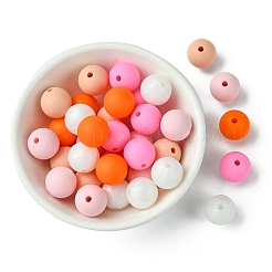 35Pcs Food Grade Eco-Friendly Silicone Focal Beads&nbsp;SIL-FS0001-22B
