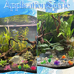 57Pcs 19 Styles Plastic & Resin Sea Grass Display Decorations&nbsp;DJEW-BM0001-01B