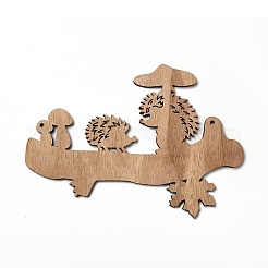 Single Face Printed Wood Big Pendants&nbsp;WOOD-I010-12E