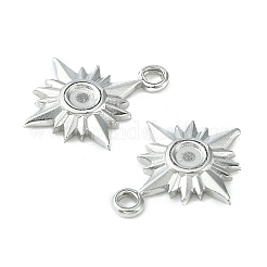 Non-Tarnish 304 Stainless Steel Pendant Cabochon Settings&nbsp;STAS-L269-071P