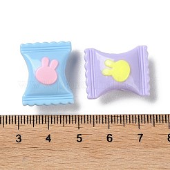 ツートンの不透明アクリルビーズ  シュガー  ミックスカラー  17x21x9.5mm  穴：3.7mm  約331個/500g&nbsp;SACR-I005-09B