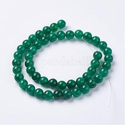 Natural Crackle Agate Beads Strands&nbsp;G-D868-8mm-02