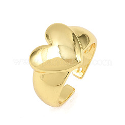 Brass Cuff Rings for Women&nbsp;RJEW-Z113-10G