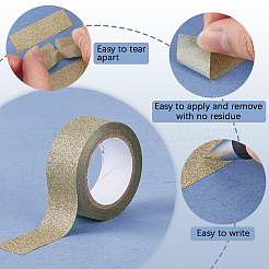 8 Roll Glitter Adhesive Plastic Tapes&nbsp;DIY-CP0011-84A