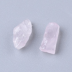 天然ローズクォーツチップビーズ  穴がない  5~8x5~8mm&nbsp;G-O103-12-01