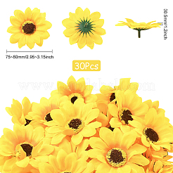 30Pcs Cloth Artificial Sunflower&nbsp;DIY-SP0005-97