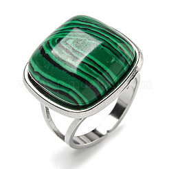 304 Stainless Steel Open Cuff Rings&nbsp;RJEW-C079-12P