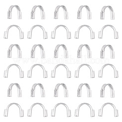 304サージカルステンレススチールワイヤーガーディアンとプロテクター150個  ステンレス鋼色  穴：0.8mm  4.5~4.6x6~6.7x1.4mm&nbsp;STAS-TA0006-35A-P