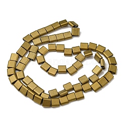 Electroplated Non-magnetic Synthetic Hematite Beads Strands&nbsp;G-C106-A01-05