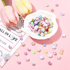 5 Styles Opaque & Transparent Craft Acrylic Beads&nbsp;MACR-YW0003-48A