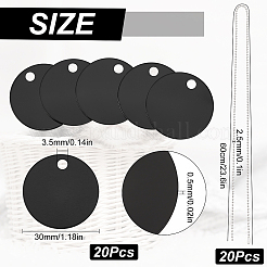 DIY Stamping Blank Tag Necklace Making Kit&nbsp;DIY-SC0020-83