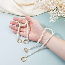 2Pcs Glass Pearl Beads Curtain Tiebacks Clips&nbsp;HJEW-FH00159