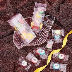 長方形の透明プラスチックPVCボックスギフト包装30個  防水折りたたみボックス  おもちゃやカビ用  透明  4x4x10cm&nbsp;CON-NB0001-85A