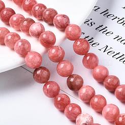 Natural Chalcedony Beads Strands&nbsp;G-S333-10mm-007