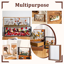 Density Board & Acrylic Photo Frame Stand&nbsp;DJEW-WH0028-028A-02
