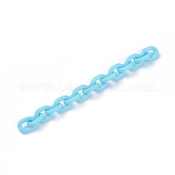 Acrylic Handmade Cable Chains&nbsp;AJEW-JB00527-03
