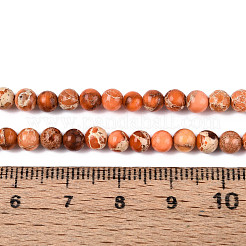 Natural Imperial Jasper Beads Strands&nbsp;G-A175B-4mm-07-01