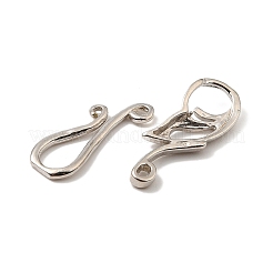 Brass Hook Clasps&nbsp;KK-G323-11P-RS