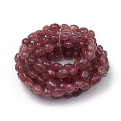 Natural Strawberry Quartz Stretch Beaded Bracelets&nbsp;BJEW-K213-C12