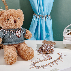 2 Yards Iron Rhinestone Cup Chains&nbsp;DIY-NB0015-85G