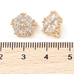 Brass Pave Cubic Zirconia Spacer Bars&nbsp;LS-KK-B090-03A-01G
