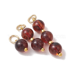 3Pcs 3 Styles Natural Amber Pendants&nbsp;PALLOY-JF05251