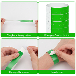 200Pcs Synthetic Paper Disposable Wristbands&nbsp;BJEW-CN0001-12