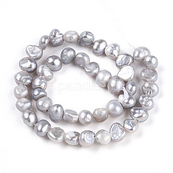 Natural Cultured Freshwater Pearl Beads Strands&nbsp;PEAR-N014-03I