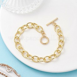 Brass Cable Chains Bracelets for Women&nbsp;BJEW-JB12754