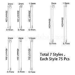 600スタイルのボールヘッドピン8個  304ステンレススチールヘッドピンとアイピン  ステンレス鋼色  30~50mm  75個/スタイル&nbsp;STAS-SC0003-23