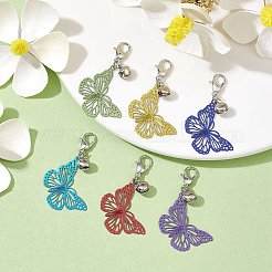 Butterfly Stainless Steel Pendant Decoration&nbsp;HJEW-JM01465