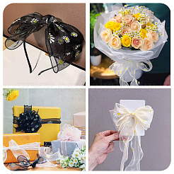 2 Rolls 2 Colors Polyester Ribbon&nbsp;OCOR-TA0003-16