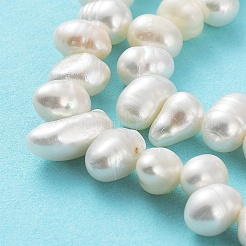 Natural Cultured Freshwater Pearl Beads Strands&nbsp;PEAR-J007-81A